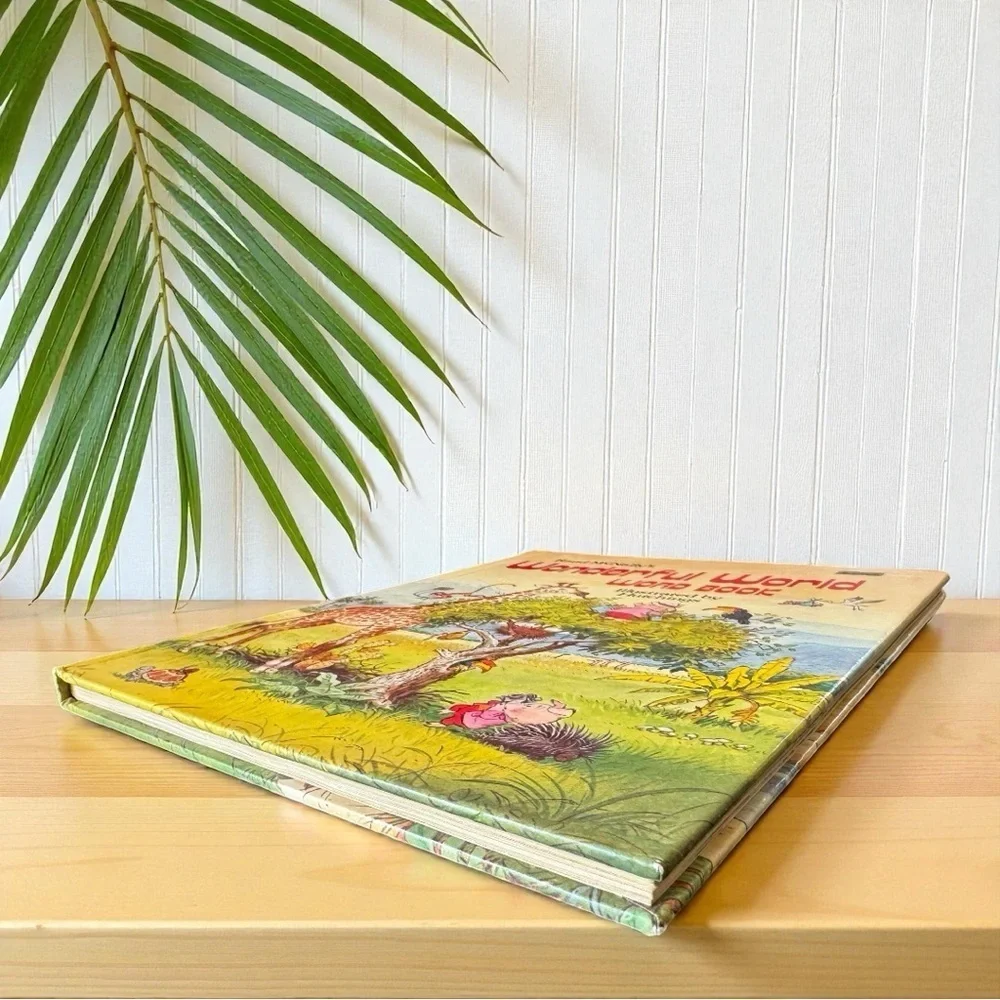Rand McNally’s “Wonderful World Word Book” – 1978 Vintage Hardcover
